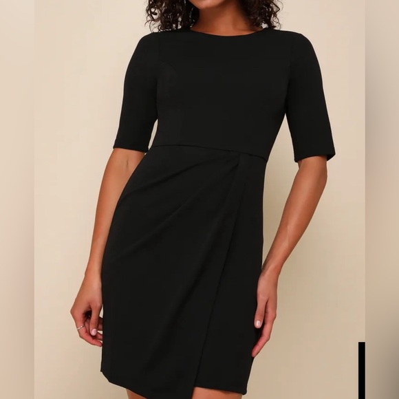 Lulus Westwood Half Sleeve Sheath Dress - Picture 1 of 7